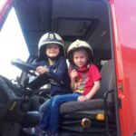 Kindergartengruppe zu Besuch bei der FF. Moosbach