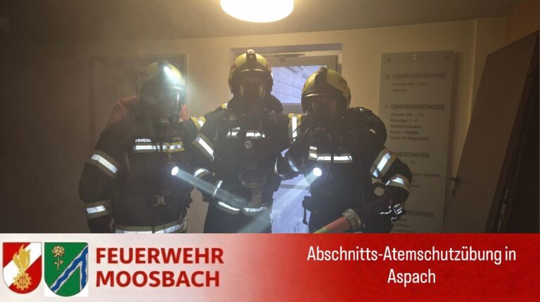 Abschnitts-Atemschutzübung in Aspach