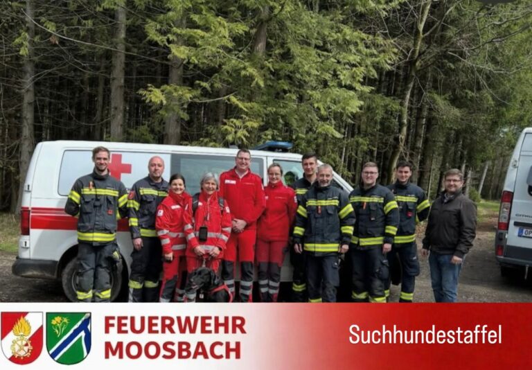 Rettungshundestaffel in Moosbach 🐶🚒