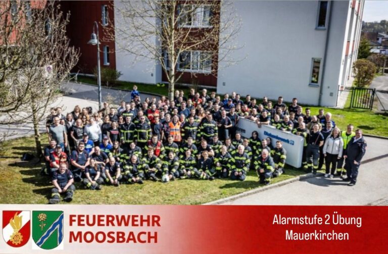 Alarmstufe 2 Übung in Mauerkirchen
