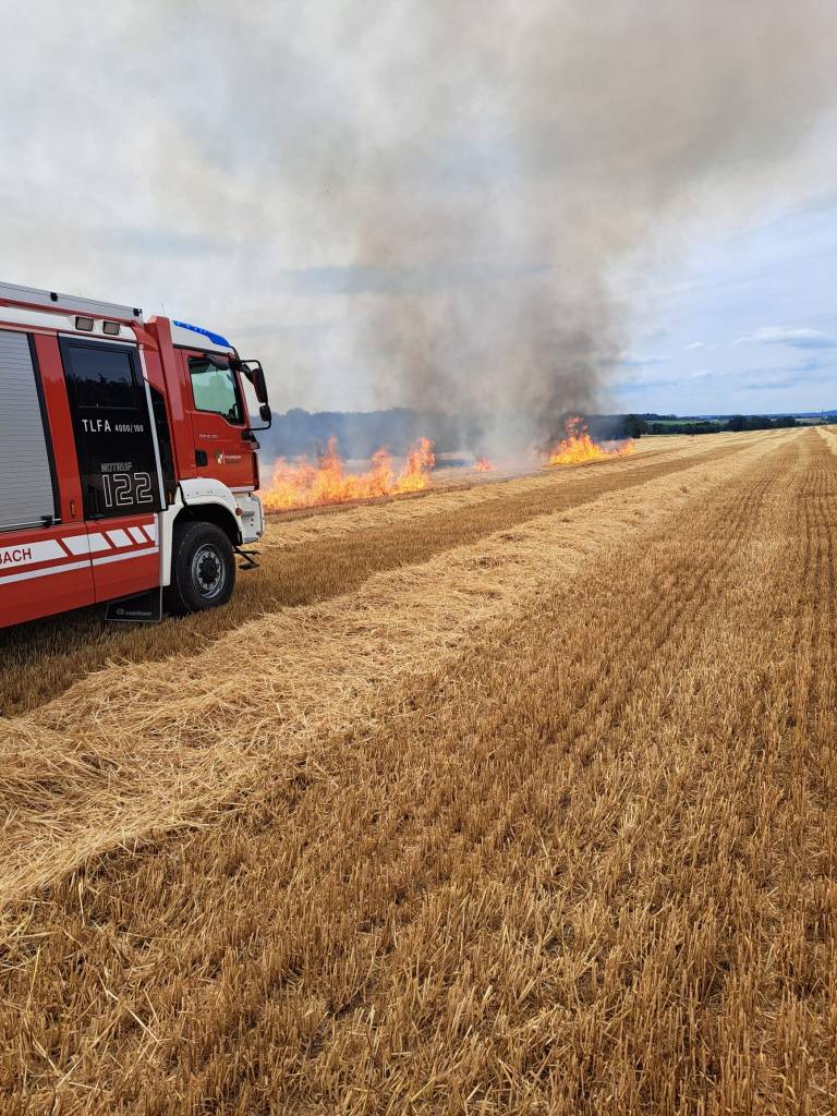 27.06.2023 Einsatz Brand eines Feldes