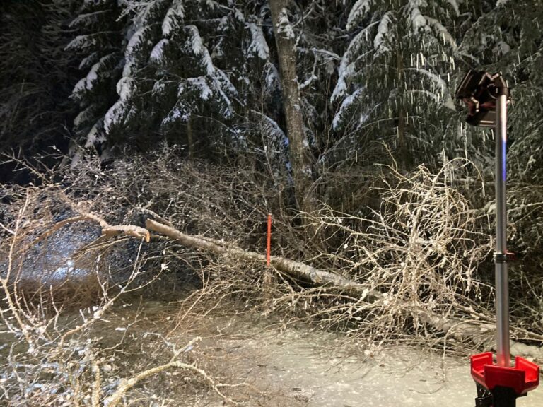 17.12.2022 Unwetter – Baum über Straße