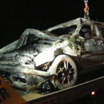 Verkehrsunfall mit eingeklemmter Person