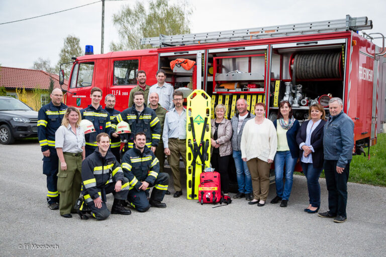 Spendenübergabe – Erste Hilfe Rucksack und Spineboard