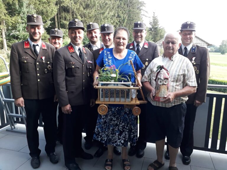 30.07.2019 – Abordnung besucht langjährige Gemeindemitarbeiterin!