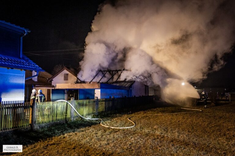 09.02.2025 Brandeinsatz: Schuppen in Mauerkirchen